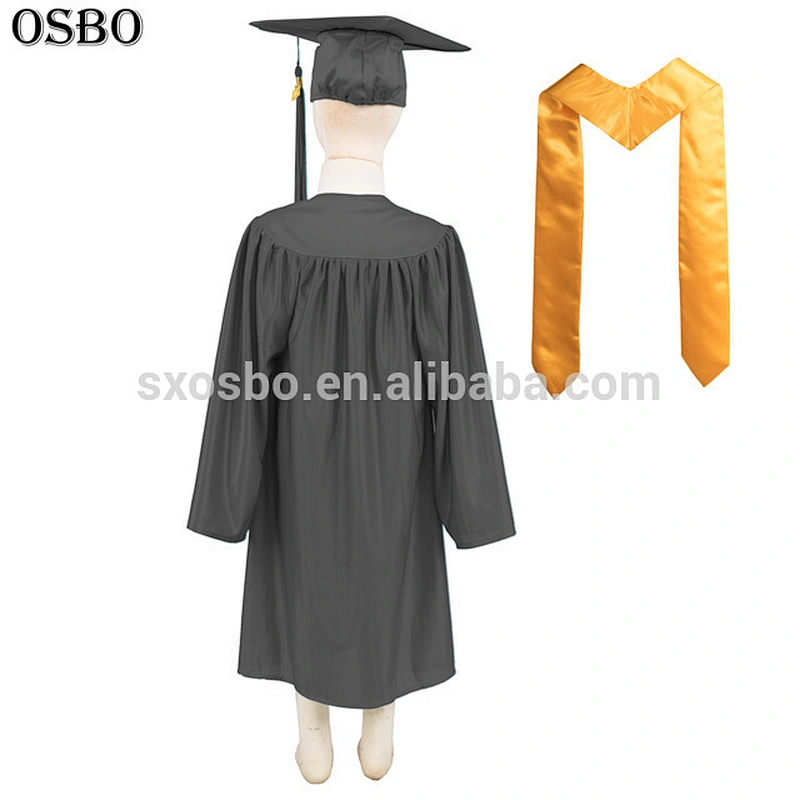 High Quality Children Kindergarten Graduation Gown With Stole
