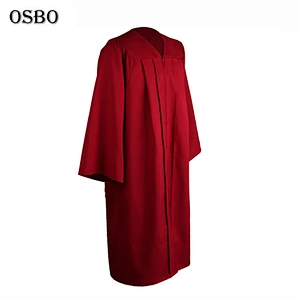 2019 Maroon Wholesale University Academic College Graduation Gown Set