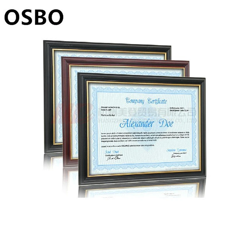 Wholesale Custom Certificate/Diploma Wooden Frame for student