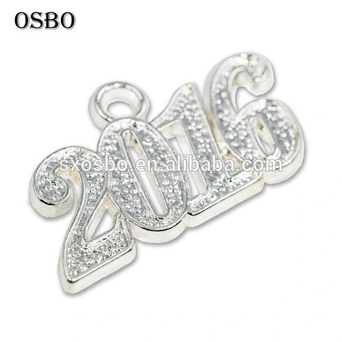 Gold Color Graduation Tassels with 2017 year charm