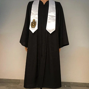Graduation Wholesale New Design   Embroidery stole or sash  for adult
