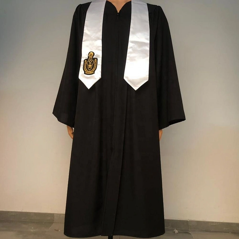 Graduation Wholesale New Design   Embroidery stole or sash  for adult