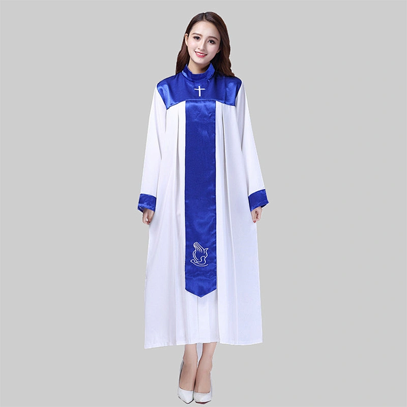 Wholesale church choir dress Woman Singing clothes Long sleeve Free choir robes