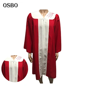 Wholesale Red Pulpit Gospel Choir Robes