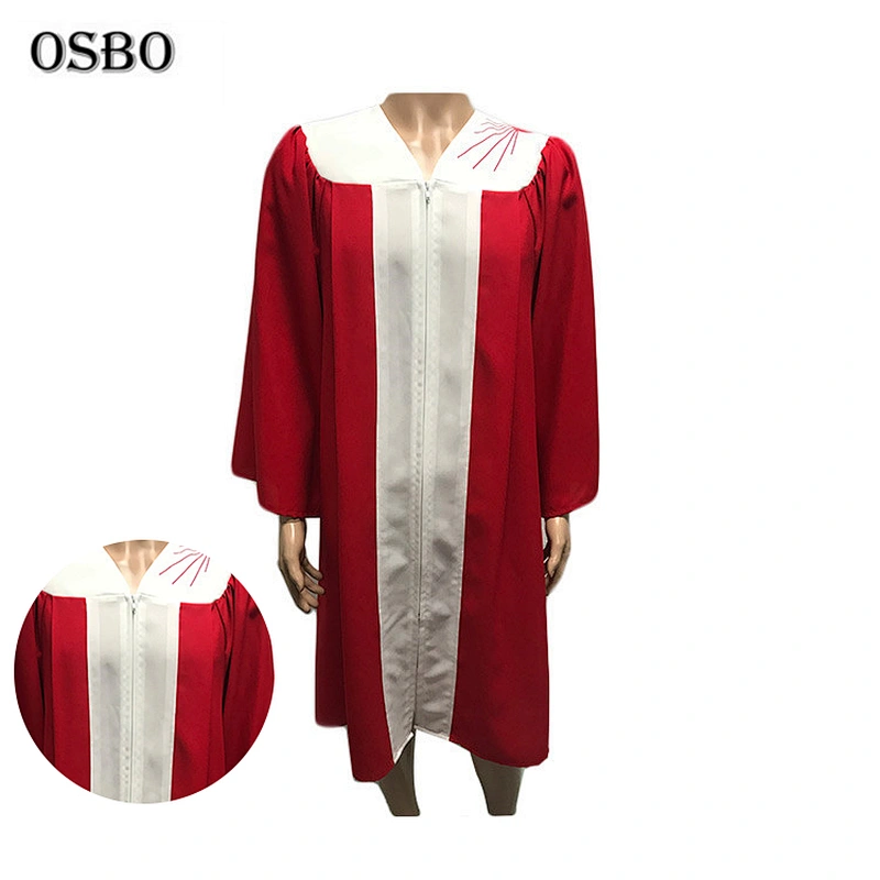 Wholesale Red Pulpit Gospel Choir Robes
