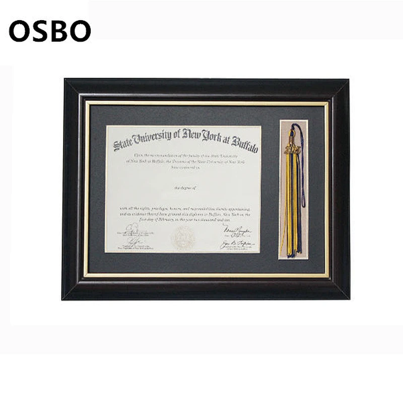 Wholesale Custom Certificate/Diploma Wooden Frame for student