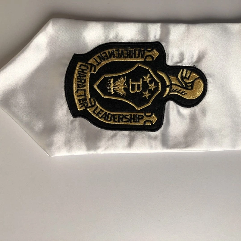 Graduation Wholesale New Design   Embroidery stole or sash  for adult