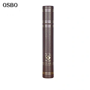 Leatherette Paper Gold Stamping Diploma Rolls Certificate Tubes