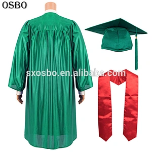 Beautiful emerald academic gown / graduation gown