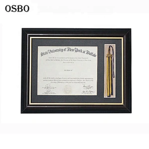 A4 wholesale cheap graduation pictures  Diploma Certificate photo  Frame with tassel