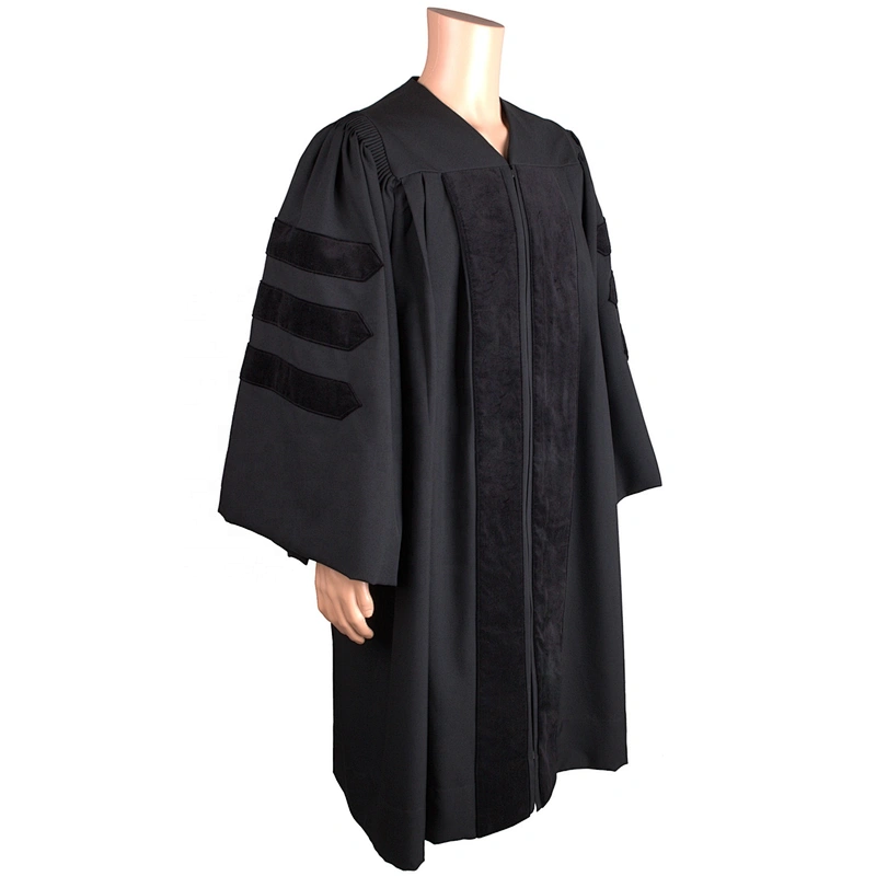high quality deluxe black and red church pulpits clergy/Pastor robes and gowns