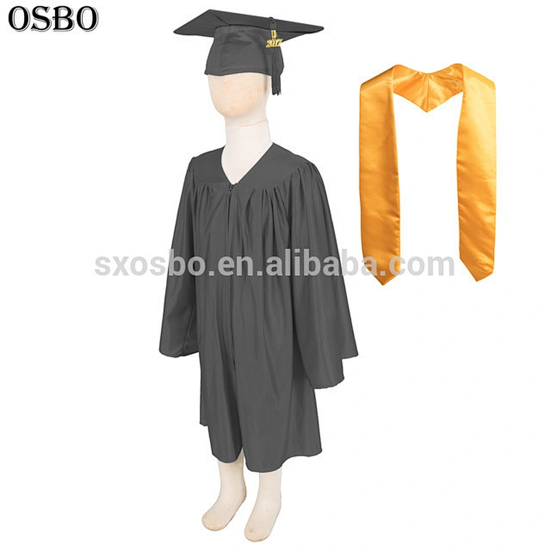 High Quality Children Kindergarten Graduation Gown With Stole