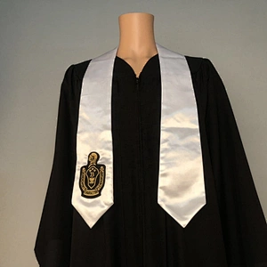Graduation Wholesale New Design   Embroidery stole or sash  for adult