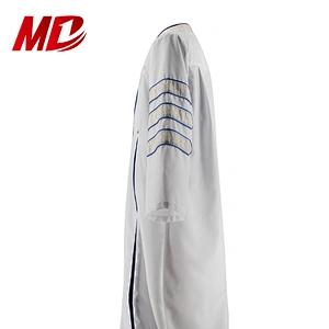 White Generous back and side pleats Youth Choir Clergy Cassock