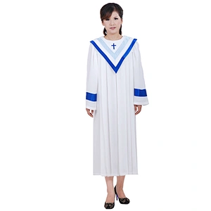 Church Choir Dress Clothing Jesus Class Service Wear Wedding Hymn Holy Garments Nun Costume Christian church Sing Robe