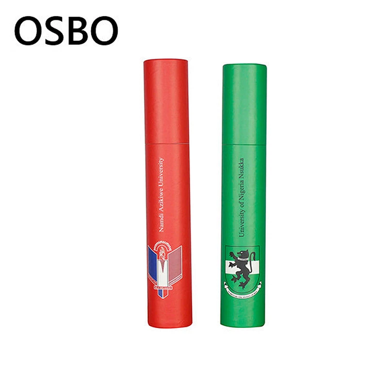 Custom cardboard paper colorful printed certificate tubes