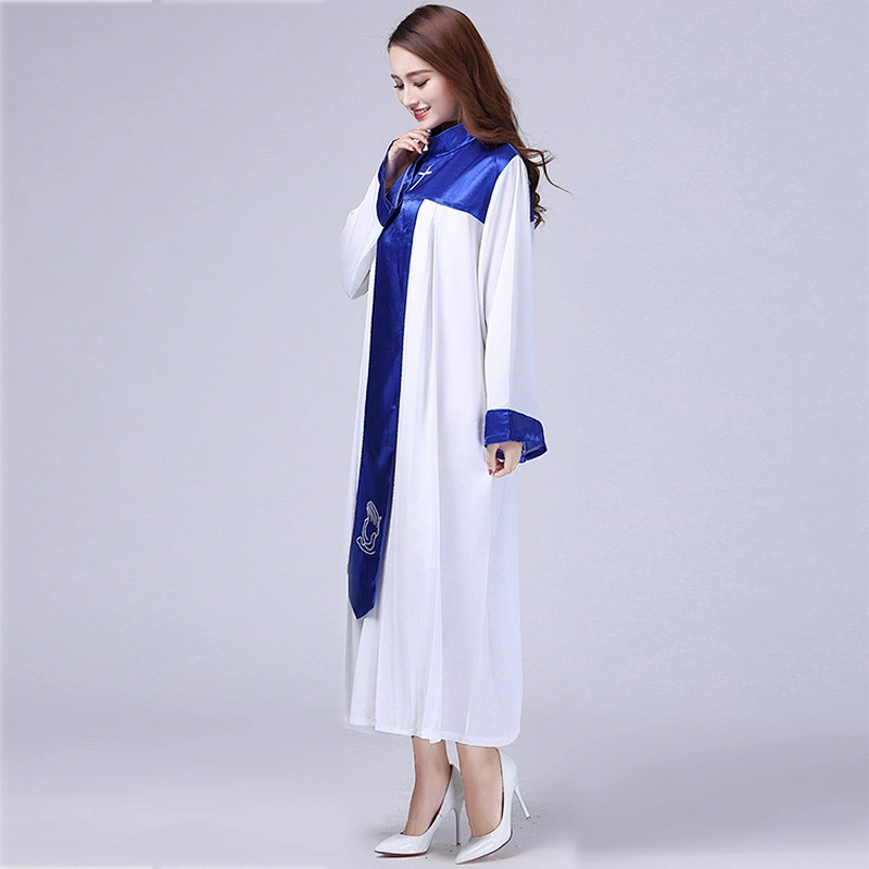 Wholesale church choir dress Woman Singing clothes Long sleeve Free choir robes