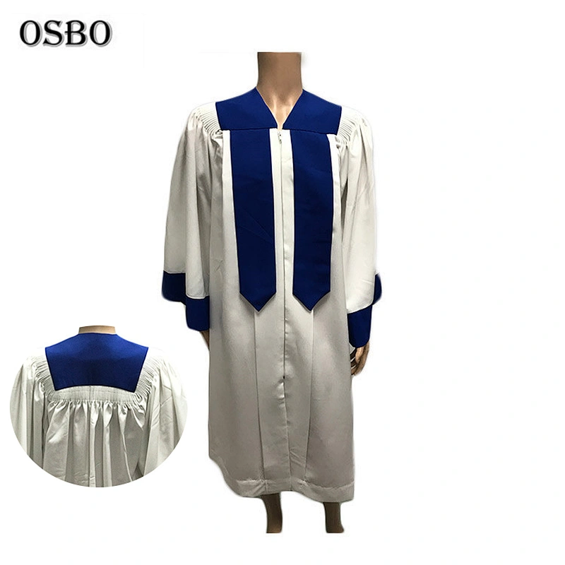 Factory Custom Made White Clergy Robes wholesale Church Priest Gowns Attire