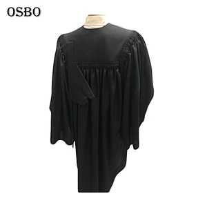 Wholesale cheap polyester Clergy Uniforms black church gown Choir Robes