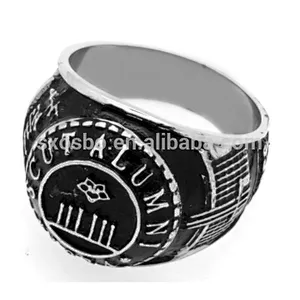 Manufacturer Custom College High School Graduation Gold Ring