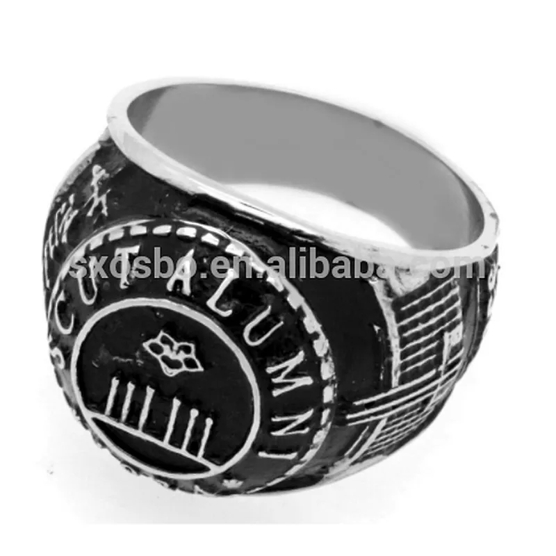 Manufacturer Custom College High School Graduation Gold Ring