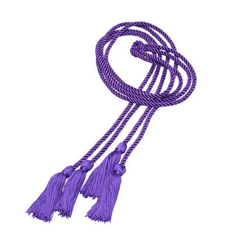 2018 Rayon  color graduation rope college honor cord for graduation accessories