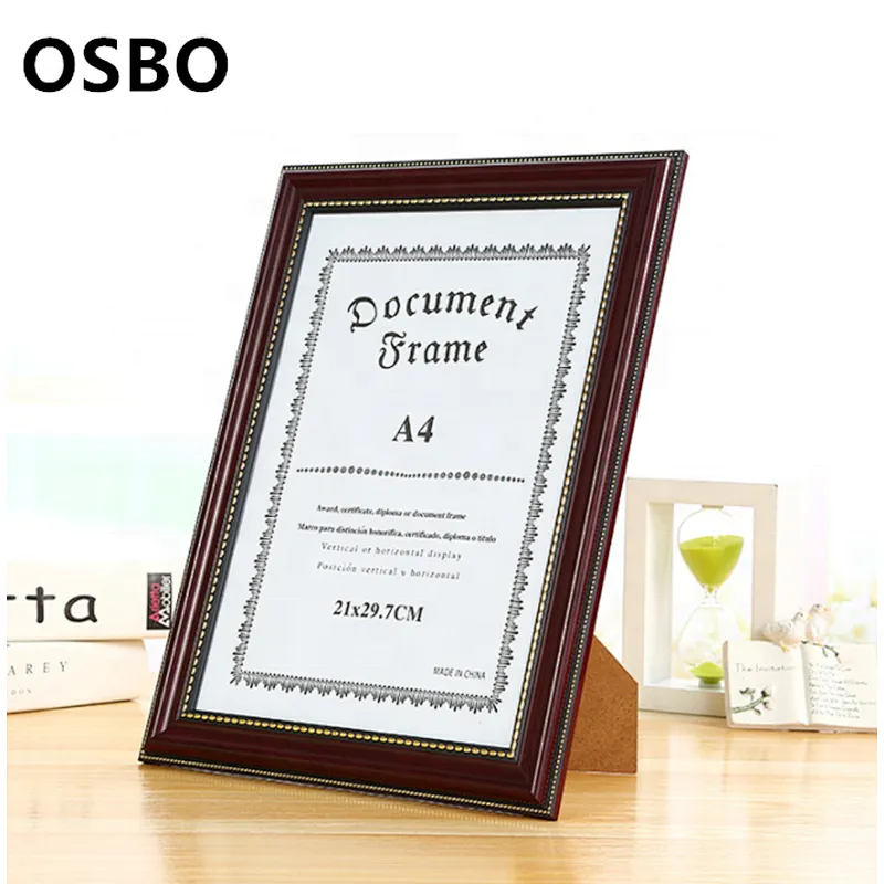 A4 wholesale cheap graduation pictures  Diploma Certificate photo  Frame with tassel