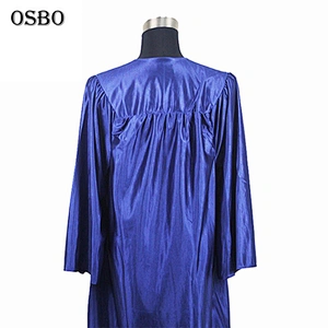 University Blue Graduation Doctoral Gown