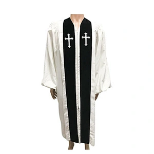 Wholesale Custom black Church Choir Priest Gown Uniform