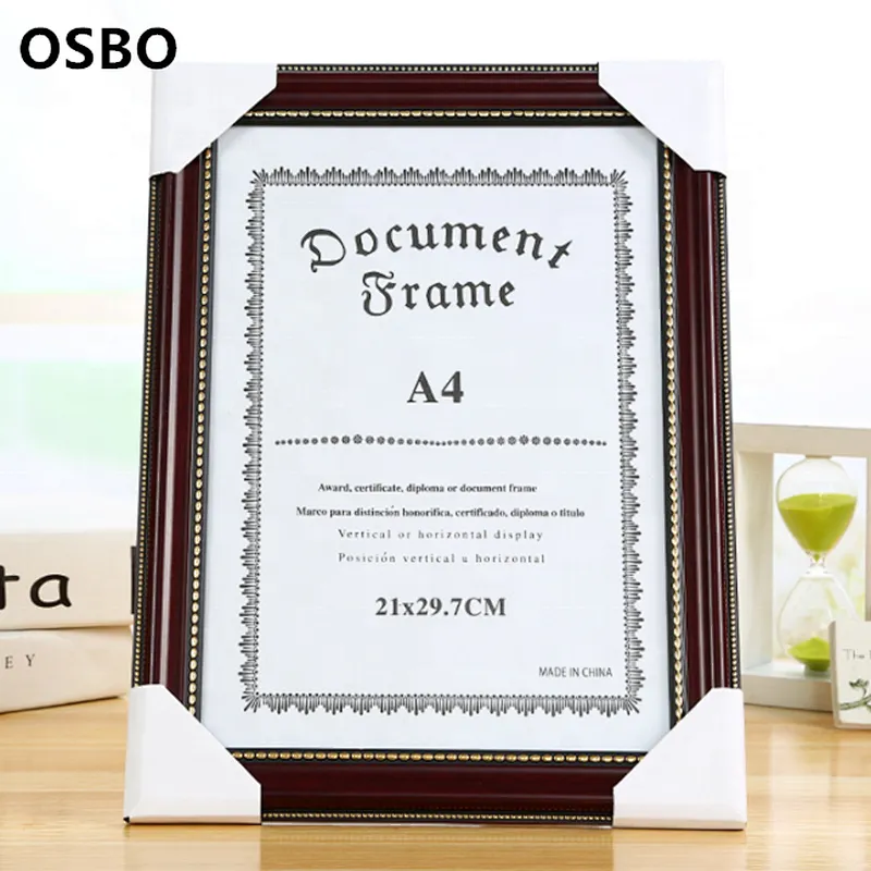 A4 wholesale cheap graduation pictures  Diploma Certificate photo  Frame with tassel