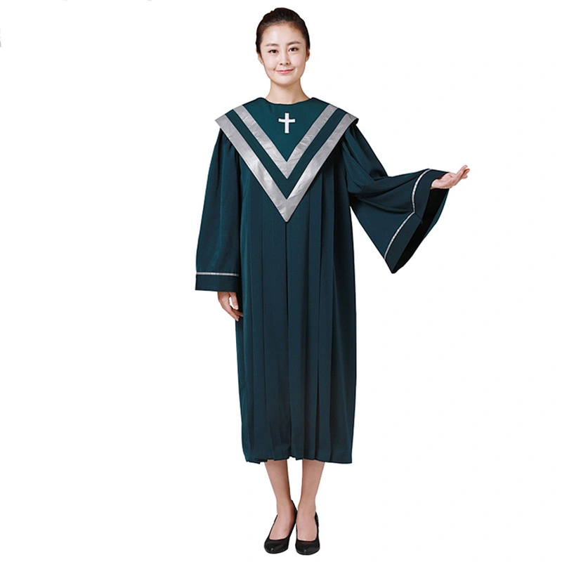 Custom Designs 100% Polyester Long sleeve Free church choir robes designs