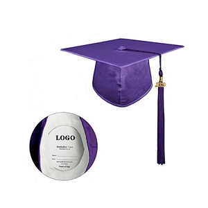 Kindergarten Graduation Cap and Gown Shiny Purple