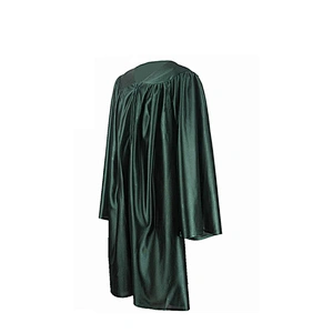 Shiny Forest Green Graduation Attire For Kindergarten