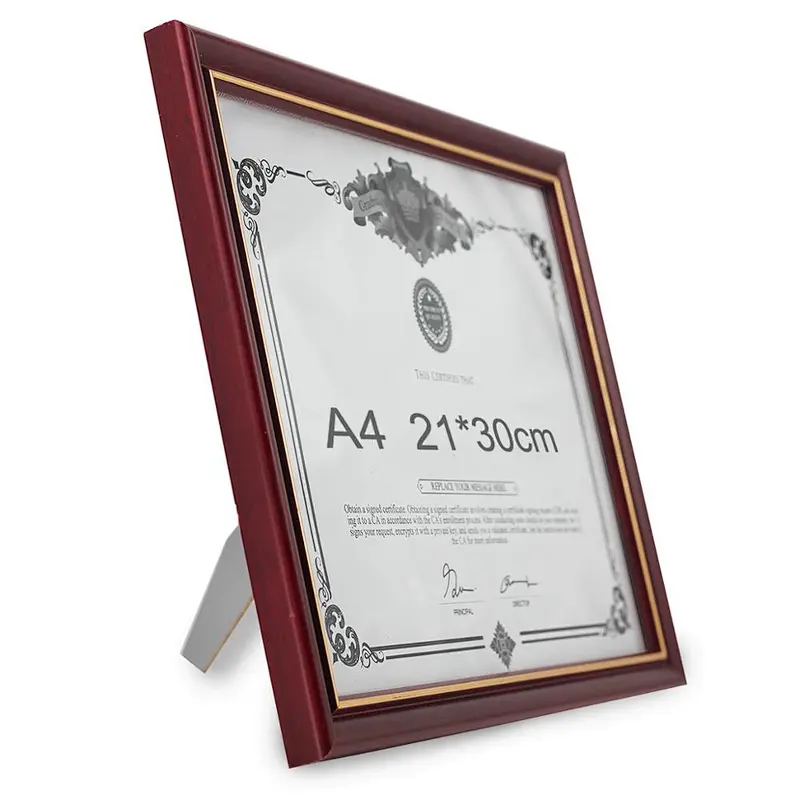 In Stock Wood Diploma Picture Frames A4 Certificate Qualifications Frames