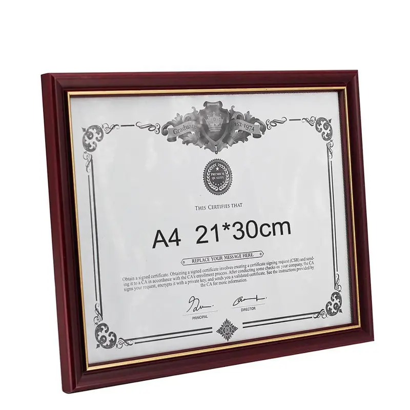 In Stock Wood Diploma Picture Frames A4 Certificate Qualifications Frames