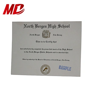 Anti-Counterfeiting Security Certificate Paper with Stamping Hologram