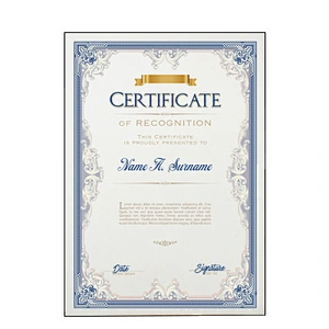 Factory Price Security Printing Degree Certificate Paper