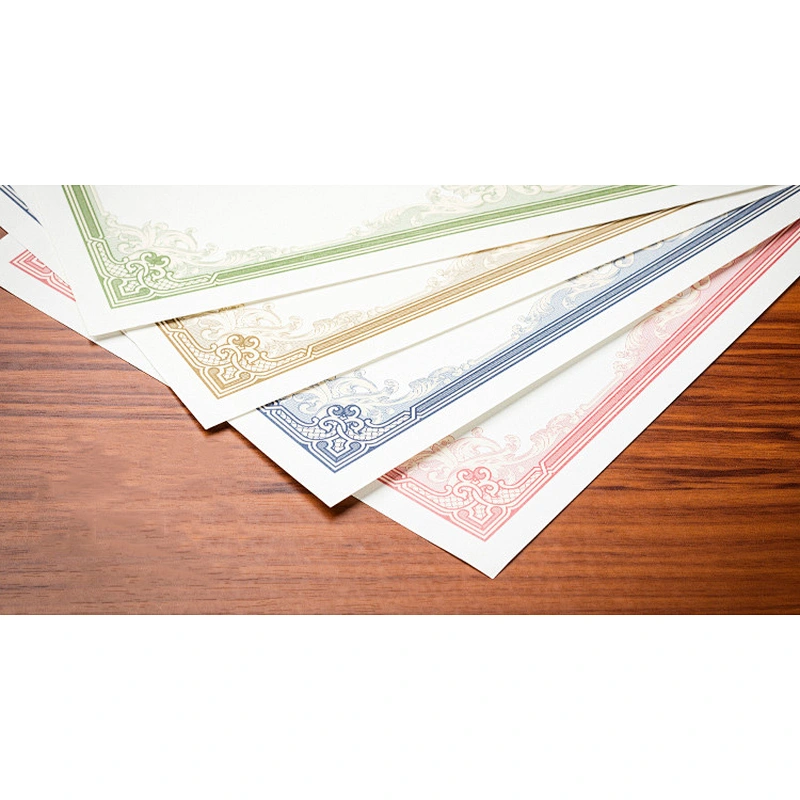Factory Price Security Printing Degree Certificate Paper