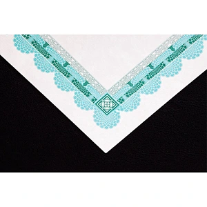 A4 size 210*297mm Lined Texture Art Paper Completion Certificate Printing in Hangzhou