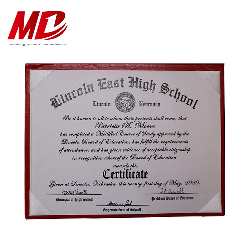 Raised Letter Certificate Paper for Graduates