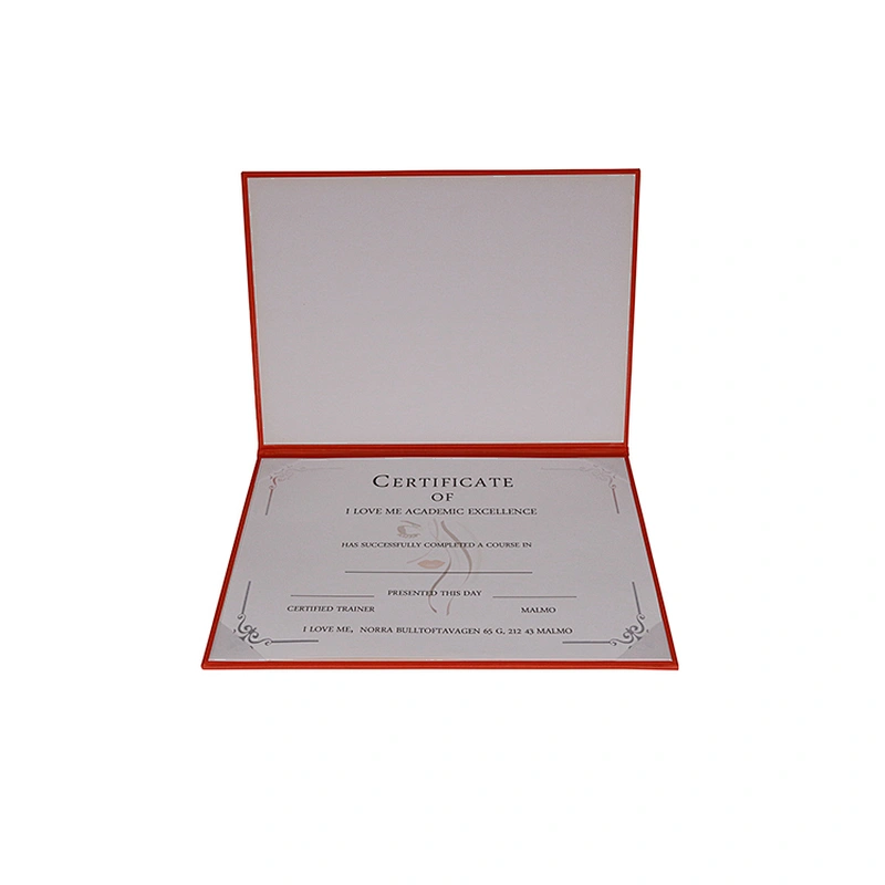 Customized 180GSM Sliver Foil Hot Stamping Award Degree Printing Certificate of A4 size