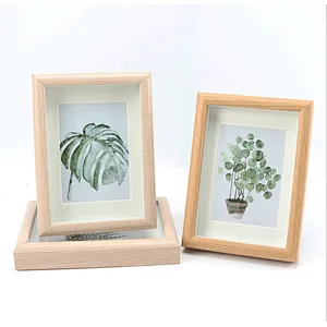 wholesale depth 1.5 cm  home decor wooden 3D  wall shadow box picture frame