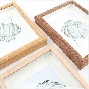wholesale depth 1.5 cm  home decor wooden 3D  wall shadow box picture frame