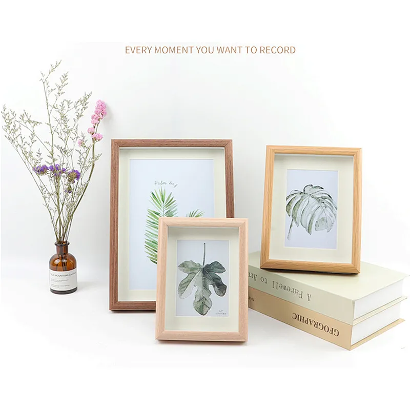 wholesale depth 1.5 cm  home decor wooden 3D  wall shadow box picture frame