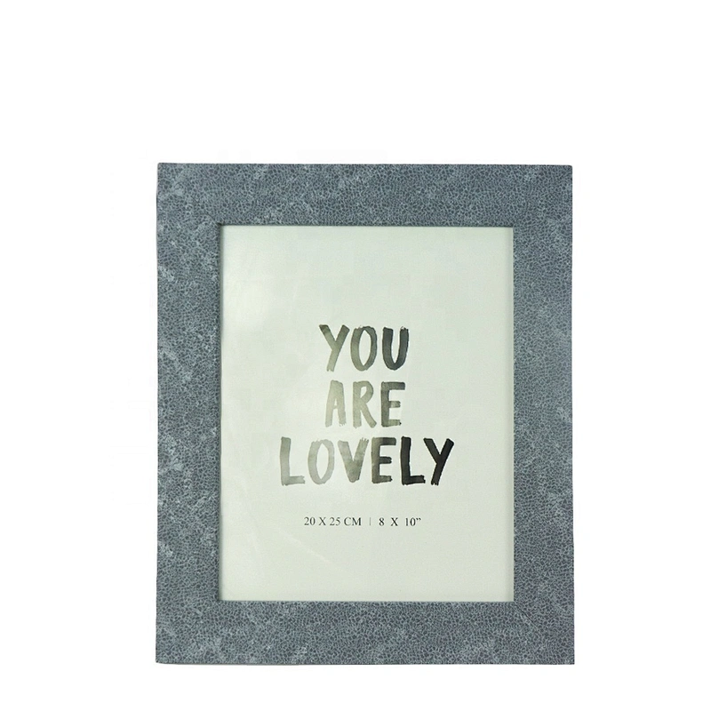 Plastic Picture Photo Frames -  Distressed Blue and High Definition Real Glass or plastic glass for Wall or Desktop High quality