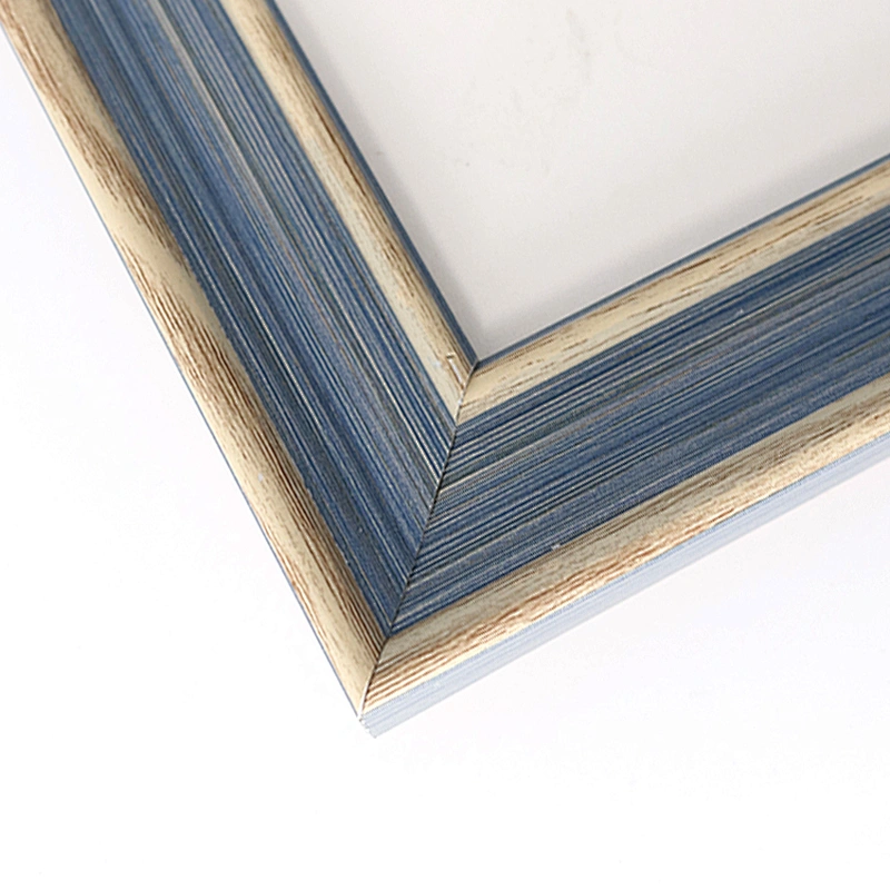 Hot sale wood like finish Blue diploma certificate document frames, A4 or 11*14 in picture frame