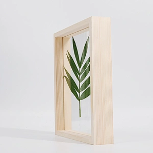 5inch 6inch 7inch Double sided glass photo square picture frame