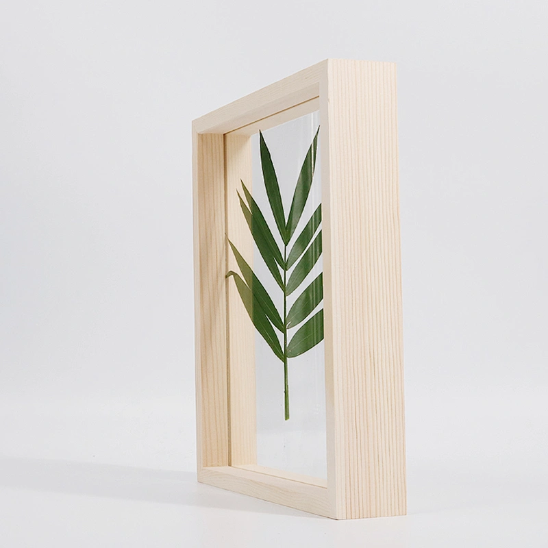 5inch 6inch 7inch Double sided glass photo square picture frame