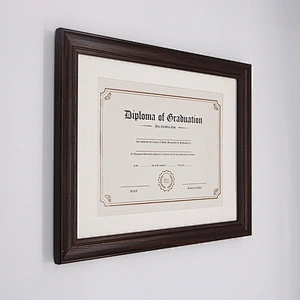 Cheap wood like Certificate Frame Diploma Documents Frames, with mat for A4  picture frames