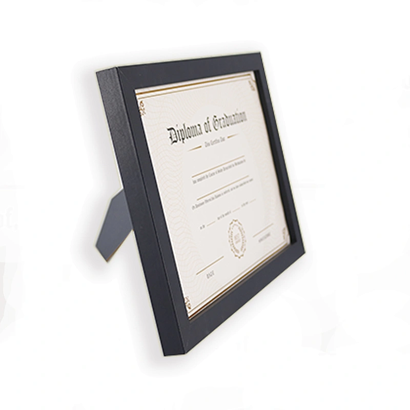 A4 MDF Black Photo Certificate Document Frames